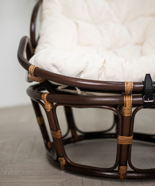 Кресло из натурального ротанга Челси ПАПАСАН (цвет: шоколад) - вид 3 миниатюра