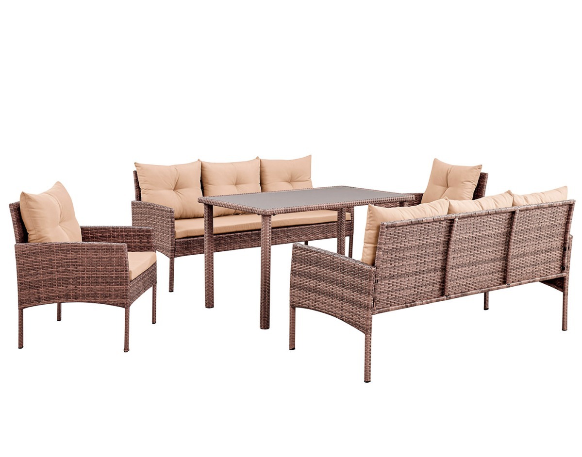 Диван 3-х местный из искусственного ротанга Фьорд диван-3 (Fjord sofa-3 ...