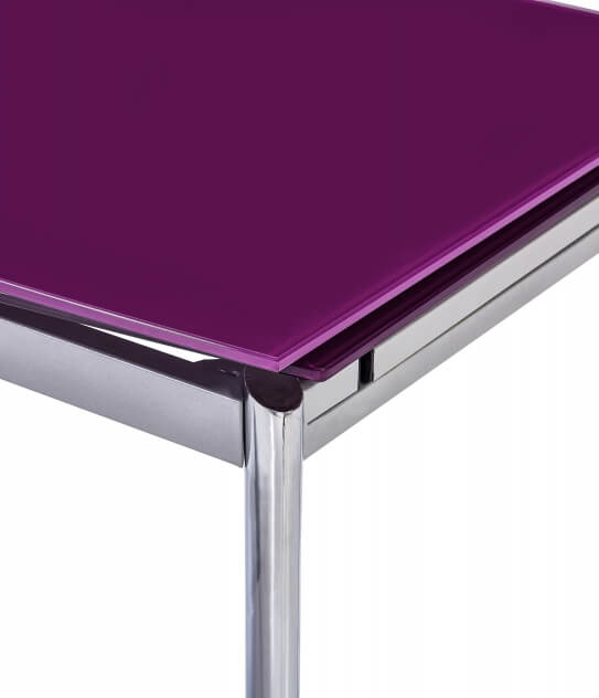 УЦЕНКА! ДЕФЕКТЫ! Стол обеденный раскладной стеклянный на металлокаркасе Юта 100(150)х70 (цвет: беж, шоколад, лайм) РАСПРОДАЖА! - вид 1 миниатюра