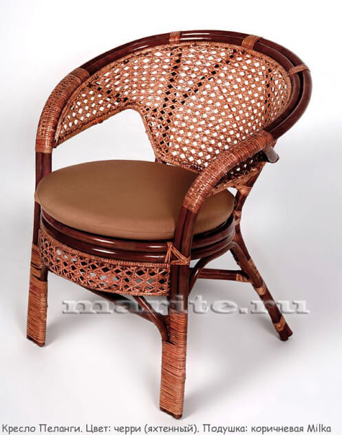 Комплект мебели Пеланги Кварте (Pelangi Quatro) (цвет: коньяк, черри, орех, шоколад) - вид 7 миниатюра