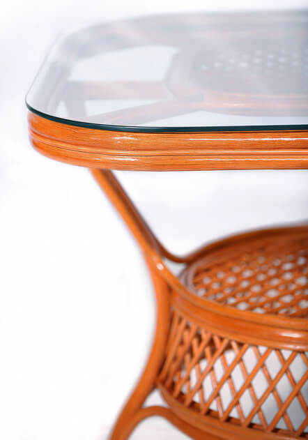 Обеденный комплект мебели из натур. ротанга Ява-8 (Java-8) (цвет: коньяк, шоколад) - вид 5 миниатюра
