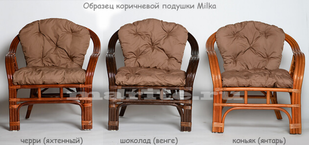 Кресло-качалка вращающееся из натурального ротанга Роялти (Royalty) (цвет: коньяк) - вид 7 миниатюра