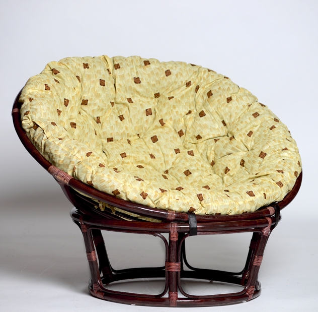 Кресло из натурального ротанга ПАПАСАН 110 см (цвет: черри) - вид 3 миниатюра