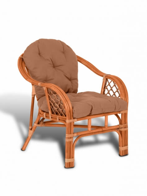 Комплект мебели из натурального ротанга Маркос Премиум (Marcos Premium) (цвет: коньяк) - вид 3 миниатюра