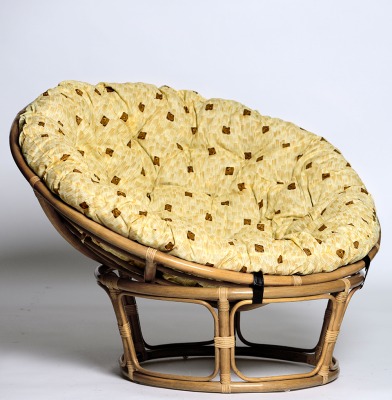 Кресло из натурального ротанга ПАПАСАН премиум 115 см (цвет: мед)
