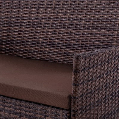 Диван 3-х местный из искусственного ротанга Киото диван-3 (Kioto sofa-3 ...