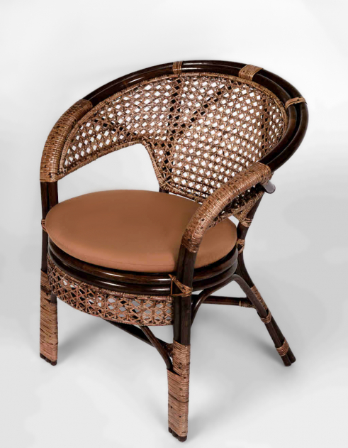 Кресло из натурального ротанга Пеланги ( Pelangi) (цвет: коньяк, черри, орех, шоколад) - вид 1 миниатюра